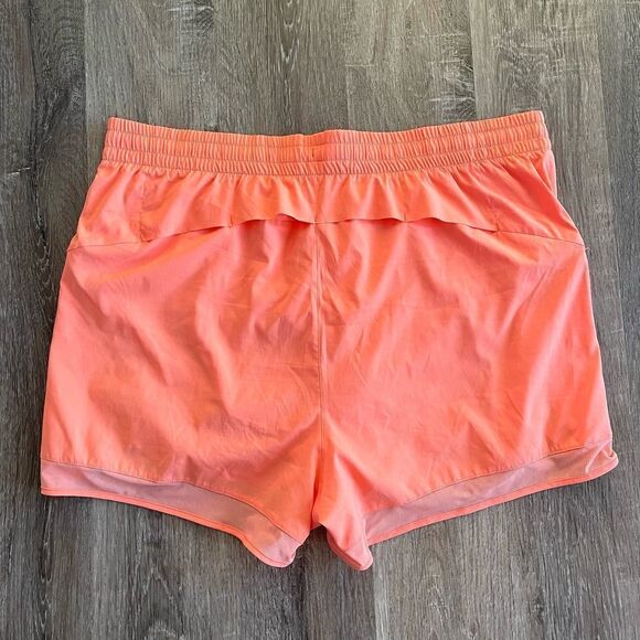 Athleta Mesh Racer Run Short 4" Pink Peach - Size: 2X - Picture 3 of 8